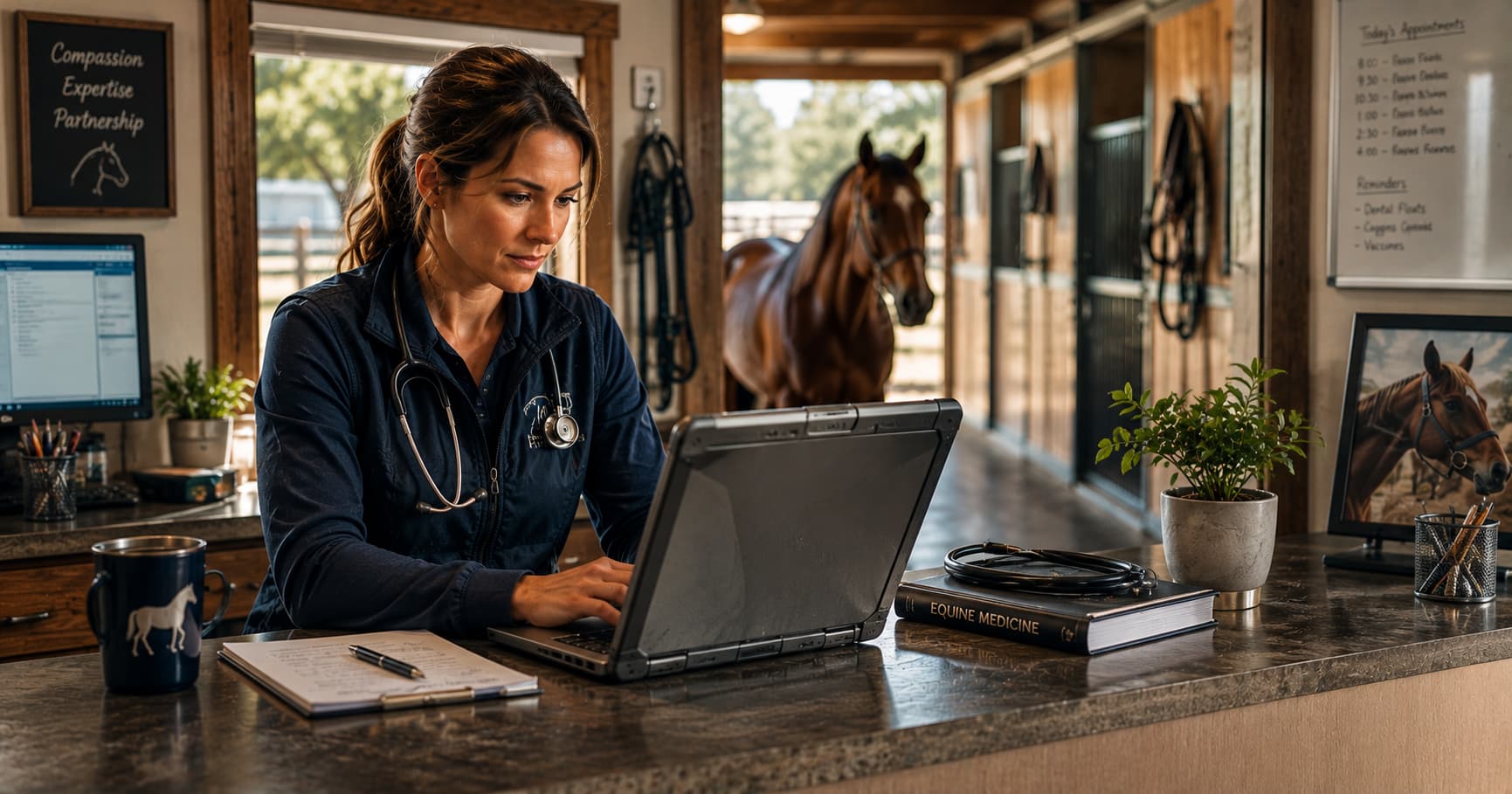 Veterinary IT in Marion County — Practice-Management Uptime, DEA Records & Equine-Practice Reality